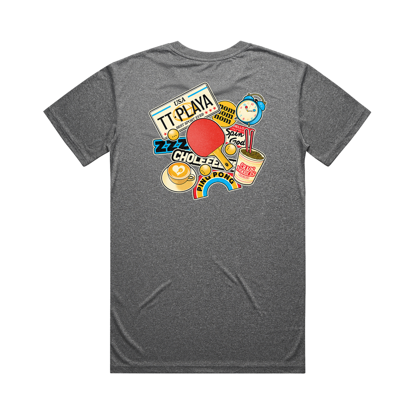 Eat Sleep Ping Pong Repeat - Unisex Active Tee