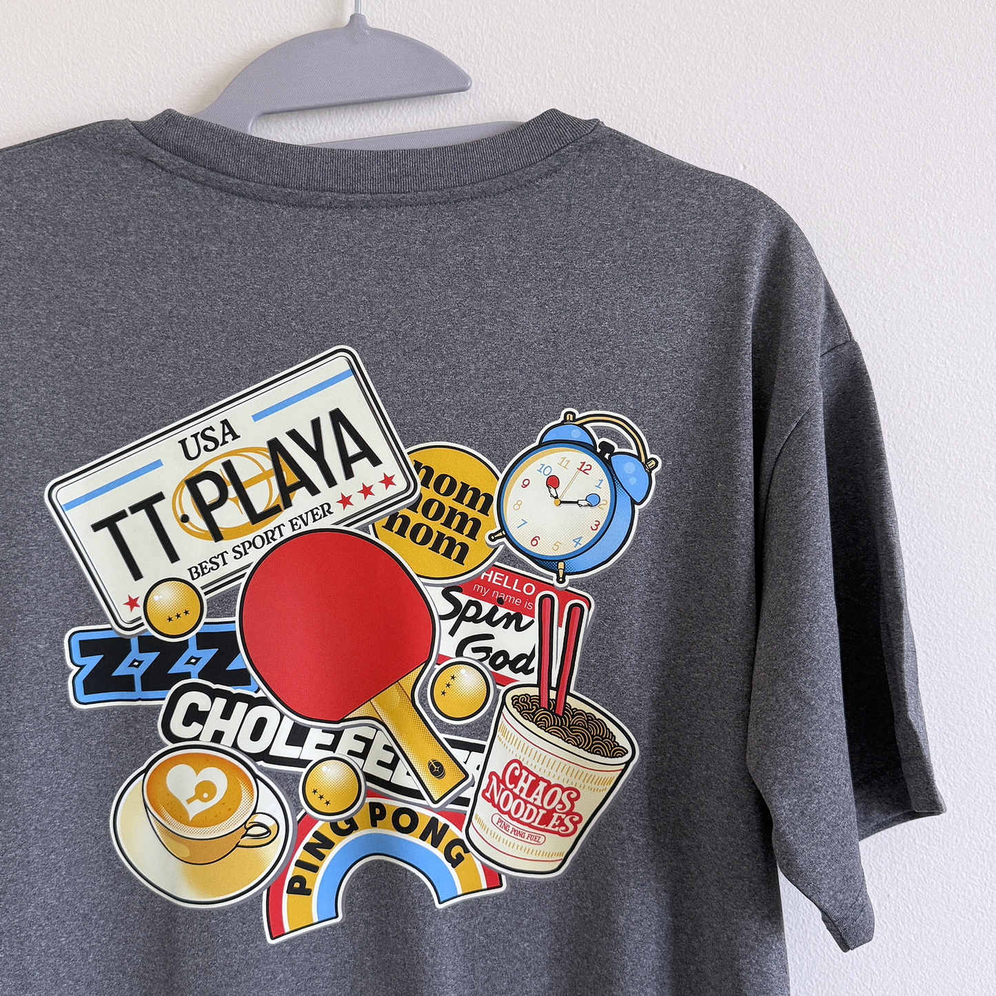 Eat Sleep Ping Pong Repeat - Unisex Active Tee